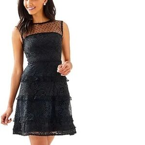 Stunning Black Lace Cocktail Dress